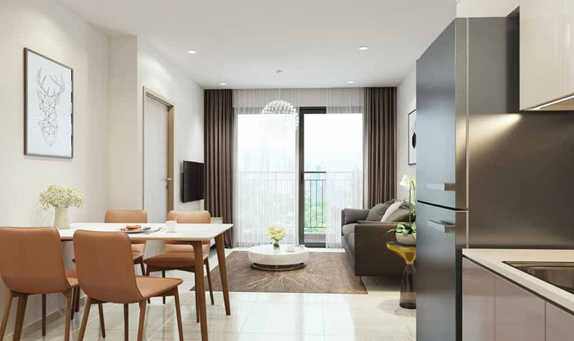 Không gian nội thất tối giản và hợp lý